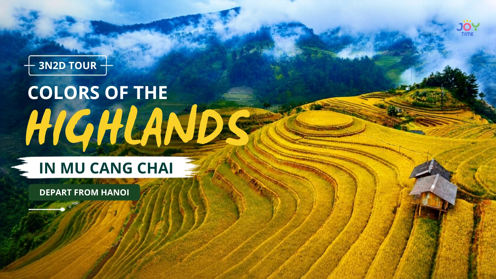 3N2D Tour | Colors of the Highlands in Mu Cang Chai Depart from Hanoi